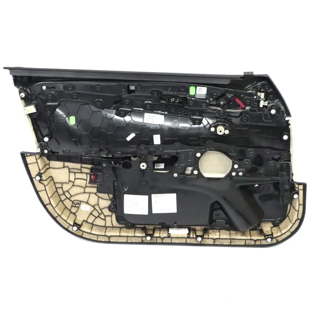  Scheda Porta BMW G30 G31 Anteriore Destra Rivestimento Pelle Bianco - SKU 7478332 - Numero di parte 7478332