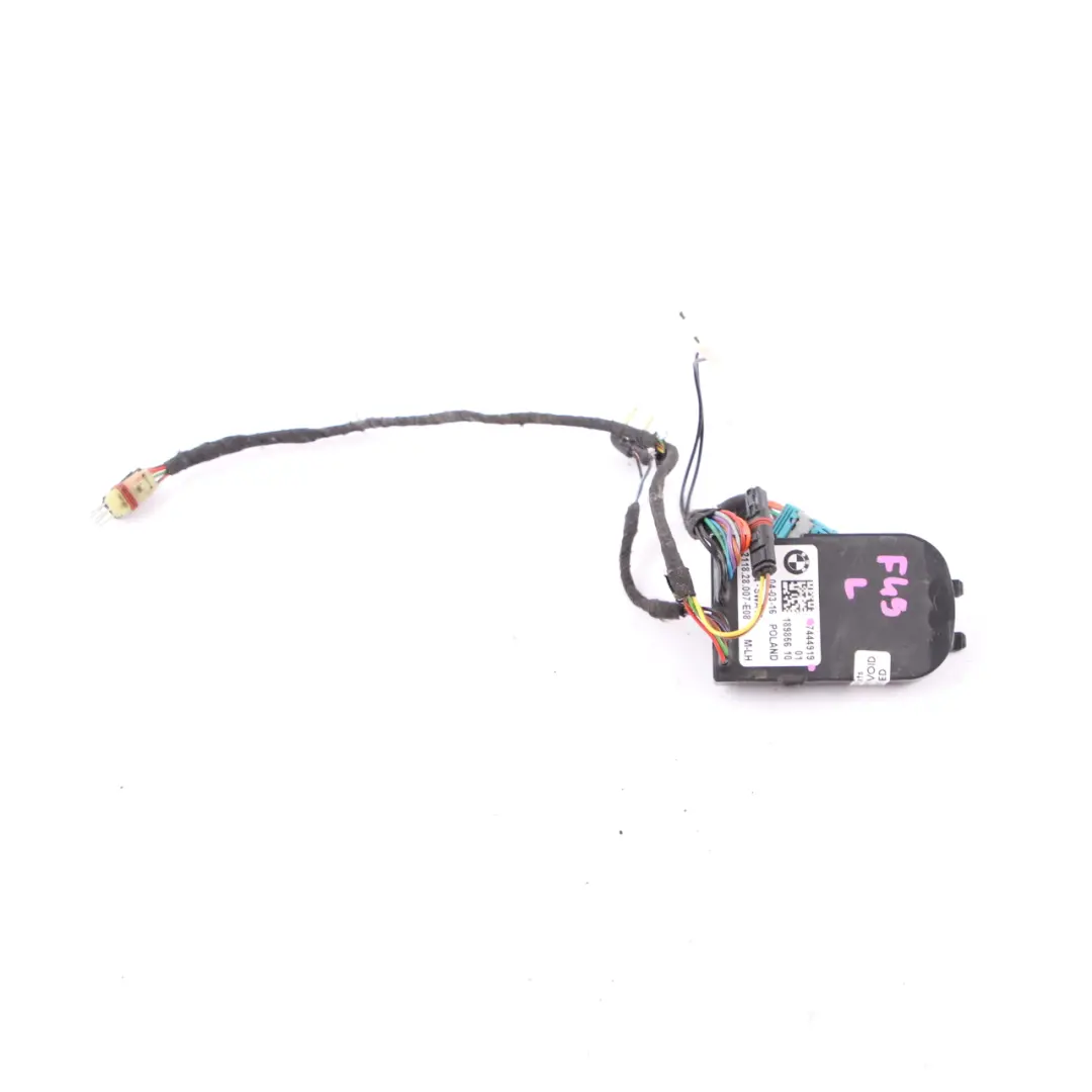 Left N/S Wing Mirror Electronics Wiring Cable Harness 7444919 to BMW F45 F46 LCI with Part number 7478767 BMW F45 F46 LCI Left N/S Wing Mirror Electronics Wiring Cable Harness 7444919 - SKU 7478767 - Part number 7478767