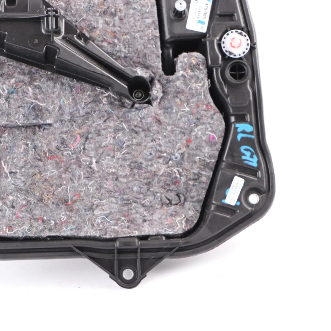Window Lifter Regulator Carrier Rear Door Left N/S Panel to BMW G11 with Part number 7479065 BMW G11 Window Lifter Regulator Carrier Rear Door Left N/S Panel - SKU 7479065 - Part number 7479065