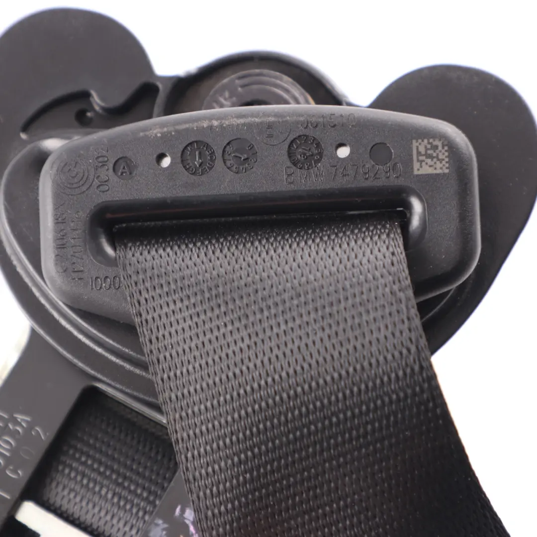 Belt Upper Rear Centre Middle Seatbelt Black to Mini Countryman F60 Seat with Part number 7479290 Mini Countryman F60 Seat Belt Upper Rear Centre Middle Seatbelt Black - SKU 7479290 - Part number 7479290