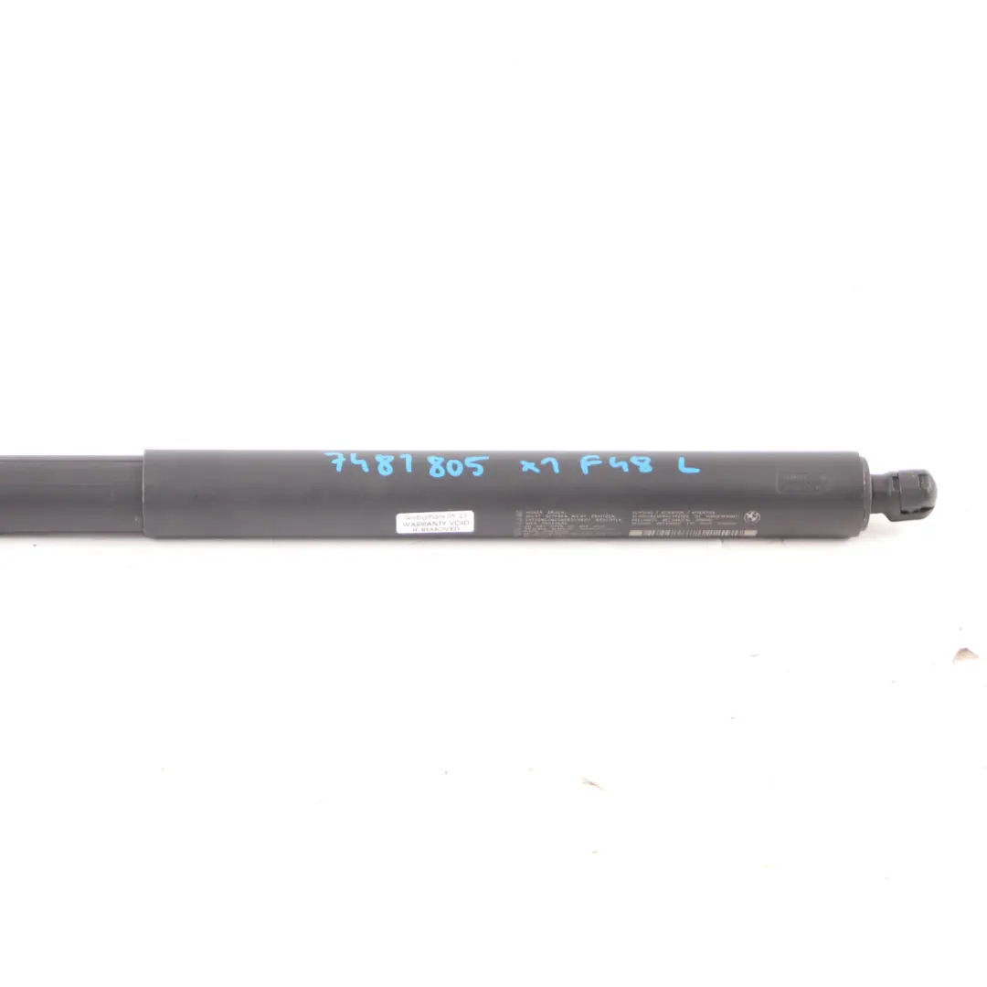 BMW X1 F48 Puntone a molla pressurizzato a gas Coperchio bagagliaio sinistro - SKU 7481805 - Numero di parte 7481805