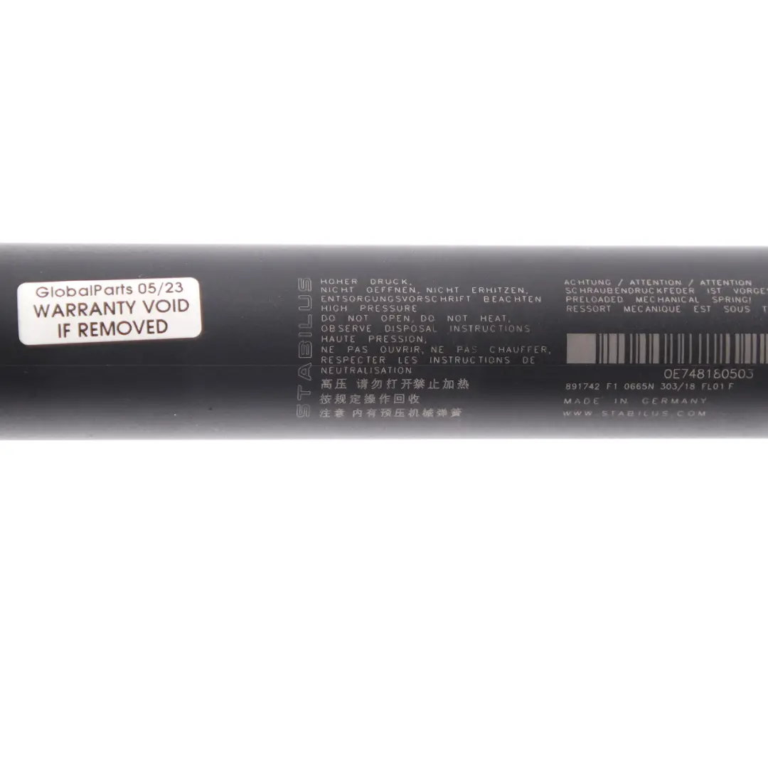 BMW X1 F48 Gas Pressurized Spring Strut Tailgate Trunk Lid Left N/S - SKU 7481805 - Part number 7481805