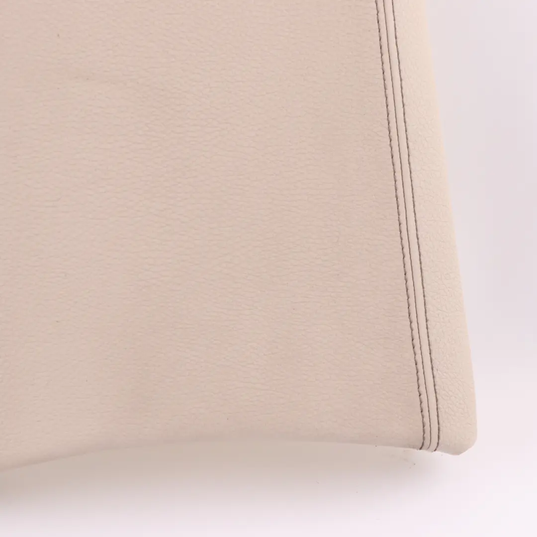 Finisher Left N/S Bench Side Lateral Cover Ivory White to BMW F36 LCI Rear Seat with Part number 7482210 BMW F36 LCI Rear Seat Finisher Left N/S Bench Side Lateral Cover Ivory White - SKU 7482210 - Part number 7482210