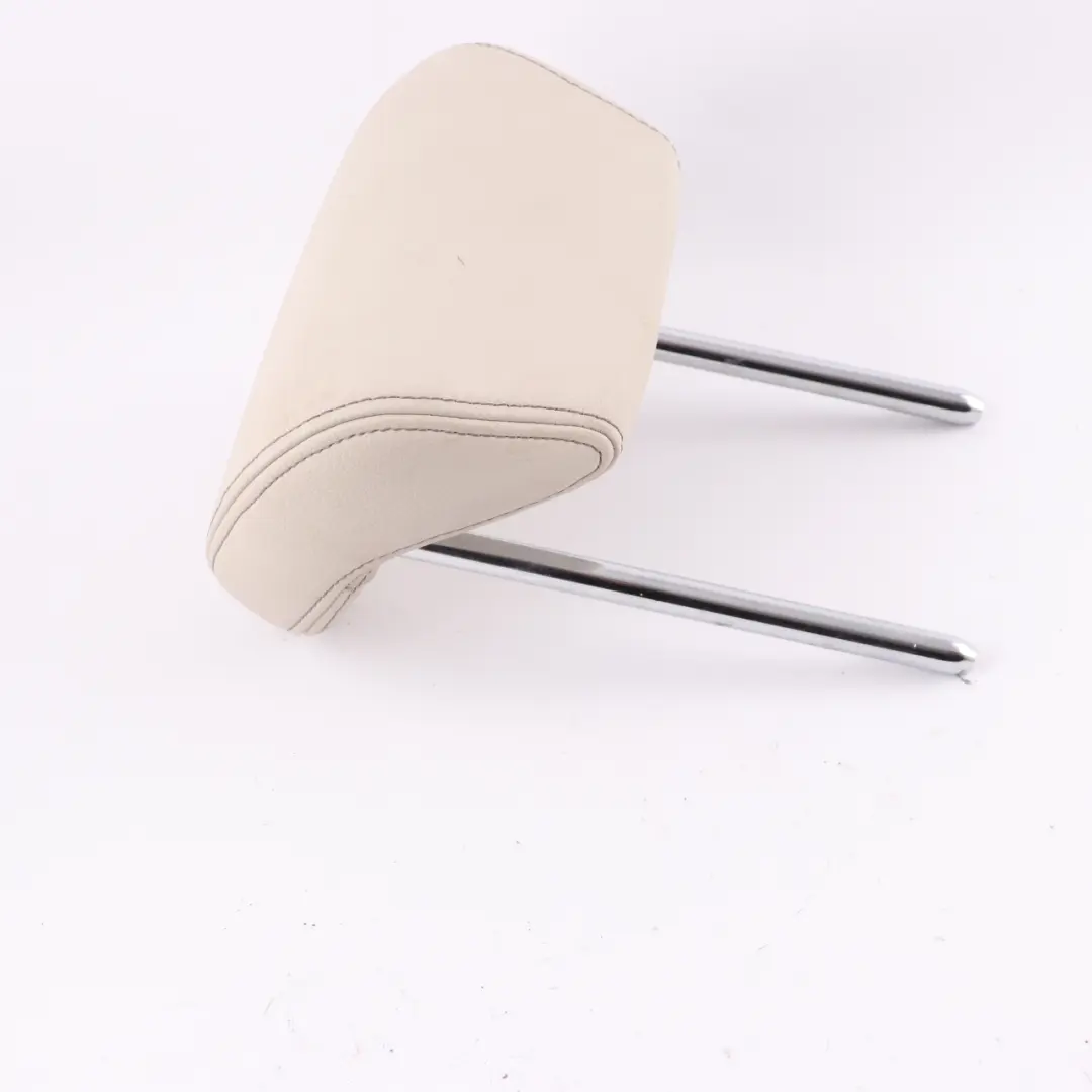 Headrest BMW F36 Rear Left Right N/O/S Leather Dakota Ivory White to Seat with Part number 7482212 Seat Headrest BMW F36 Rear Left Right N/O/S Leather Dakota Ivory White - SKU 7482212 - Part number 7482212