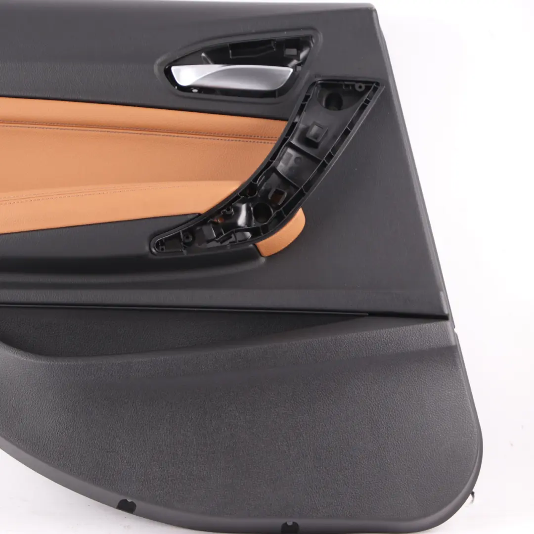BMW F20 Door Card Trim Rear Left N/S Lining Leather Dakota Cognac Brown - SKU 7482601 - Part number 7482601