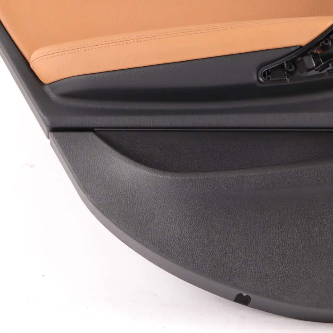 BMW F20 Door Card Trim Rear Left N/S Lining Leather Dakota Cognac Brown - SKU 7482601 - Part number 7482601