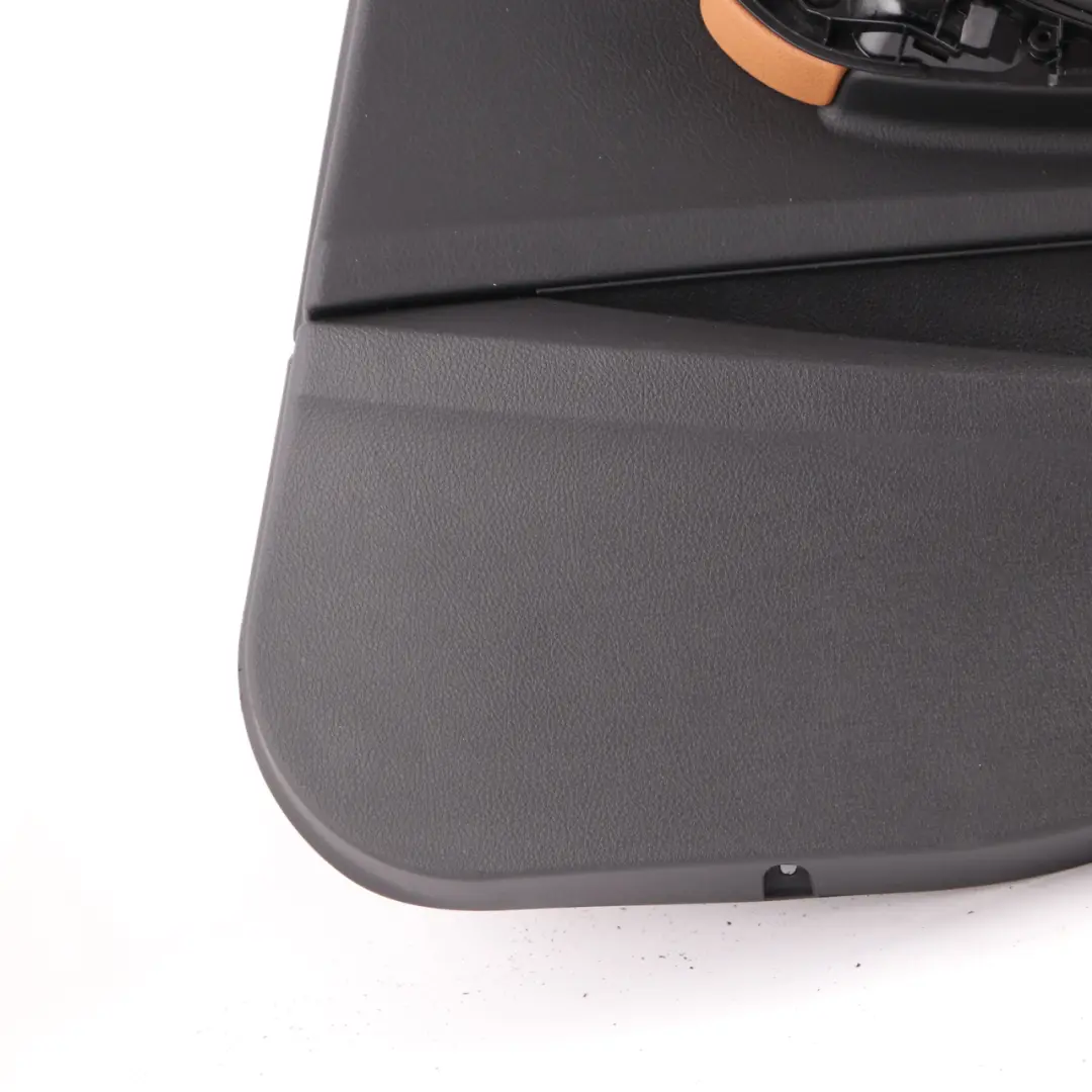 Door Card Trim Rear Right O/S Lining Leather Dakota Cognac Brown to BMW F20 with Part number 7482602 BMW F20 Door Card Trim Rear Right O/S Lining Leather Dakota Cognac Brown - SKU 7482602 - Part number 7482602