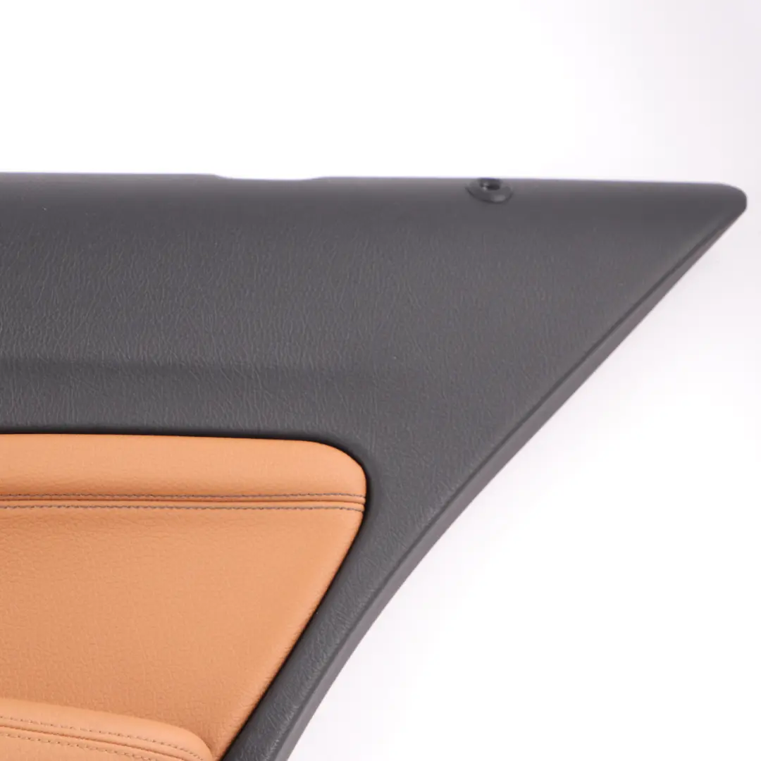 BMW F20 Door Card Trim Rear Right O/S Lining Leather Dakota Cognac Brown - SKU 7482602 - Part number 7482602