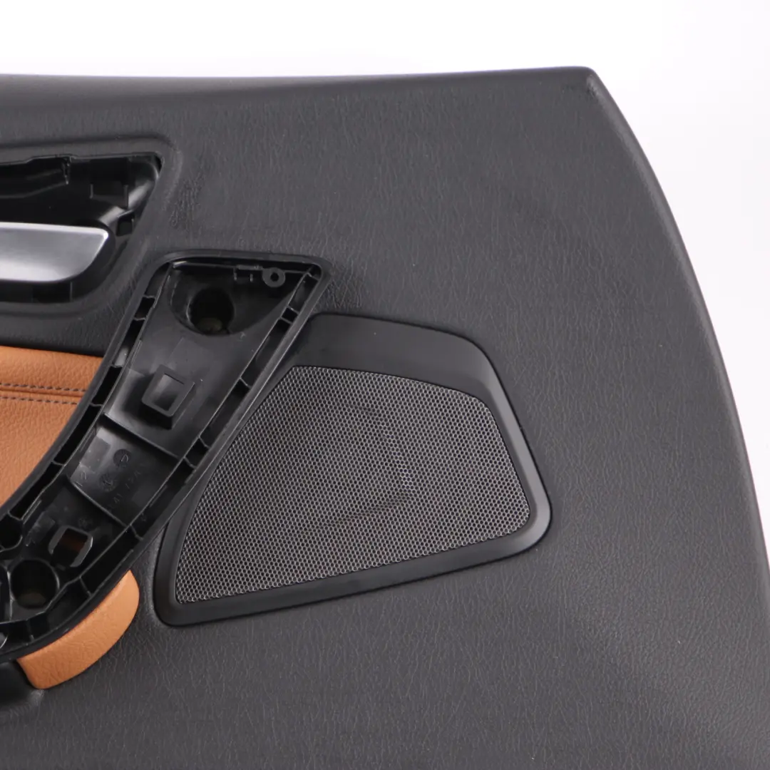BMW F20 Door Card Trim Front Left N/S Lining Leather Dakota Cognac Brown - SKU 7482605 - Part number 7482605