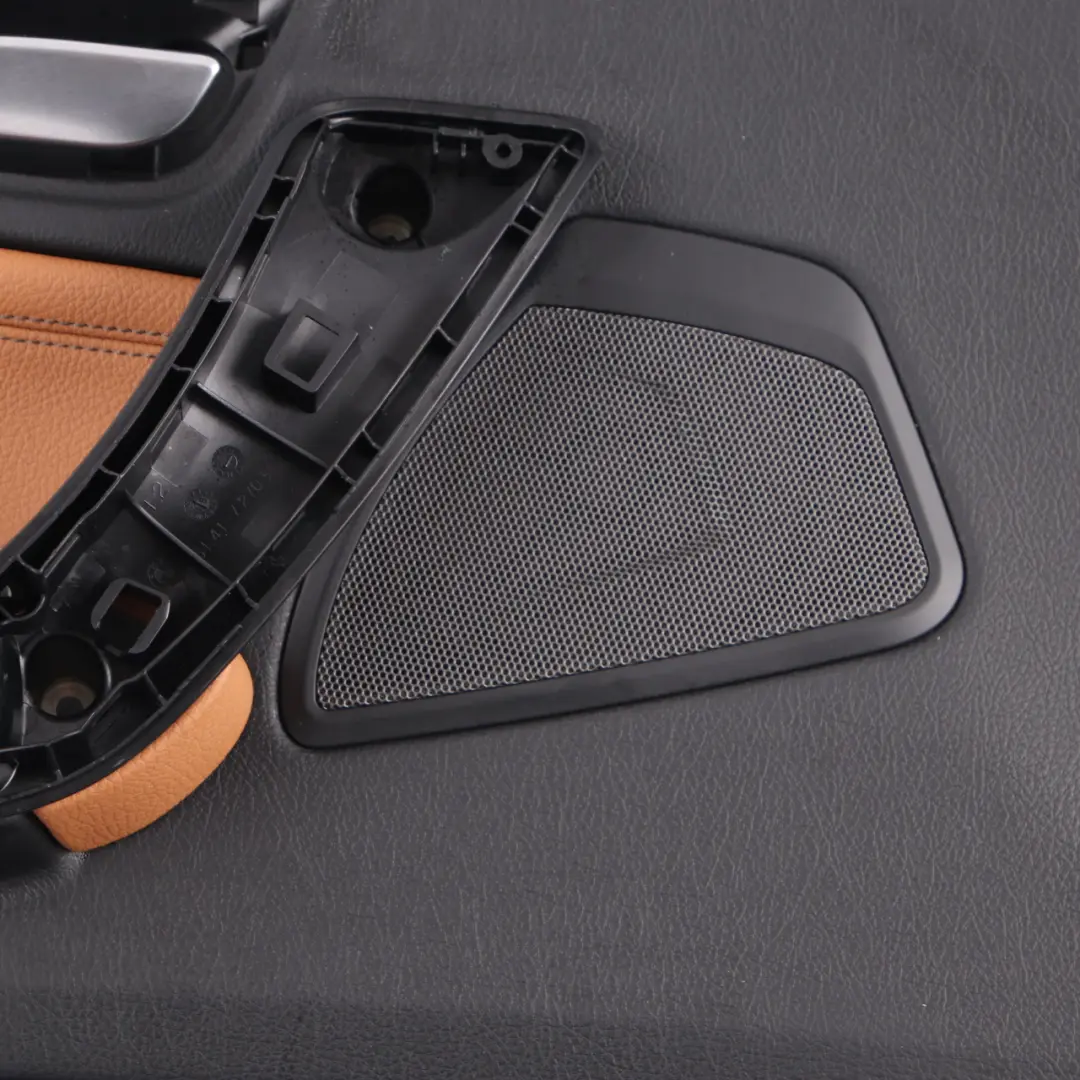 BMW F20 Door Card Trim Front Left N/S Lining Leather Dakota Cognac Brown - SKU 7482605 - Part number 7482605