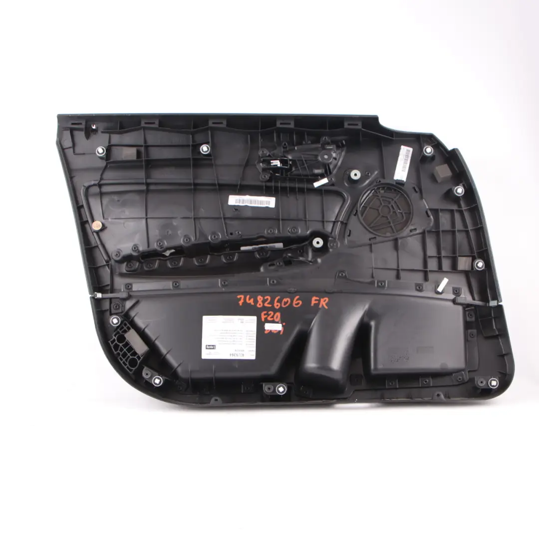 Door Card Trim Front Right O/S Lining Leather Dakota Cognac Brown to BMW F20 with Part number 7482606 BMW F20 Door Card Trim Front Right O/S Lining Leather Dakota Cognac Brown - SKU 7482606 - Part number 7482606