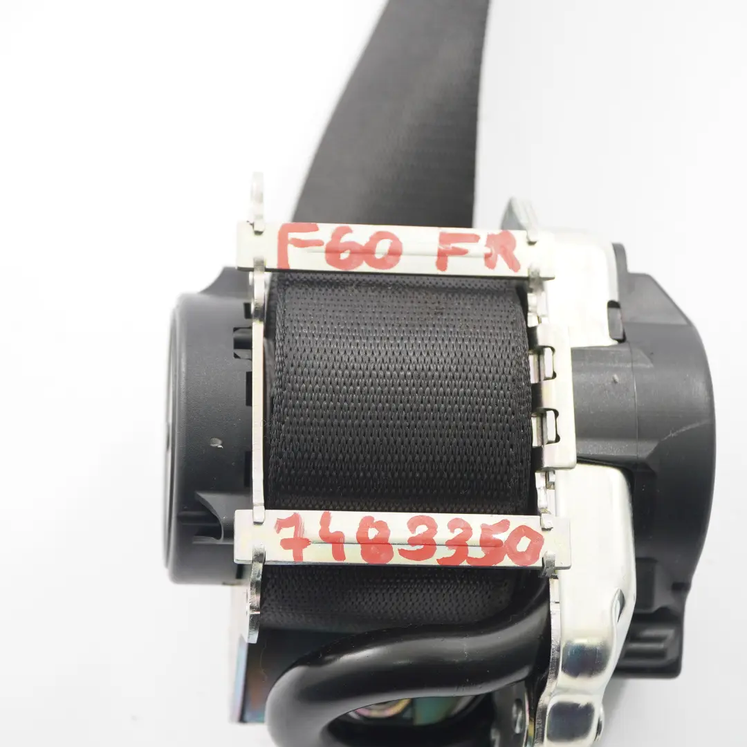 Mini Countryman F60 Cintura sicurezza superiore anteriore destra nera - SKU 7483350 - Numero di parte 7483350