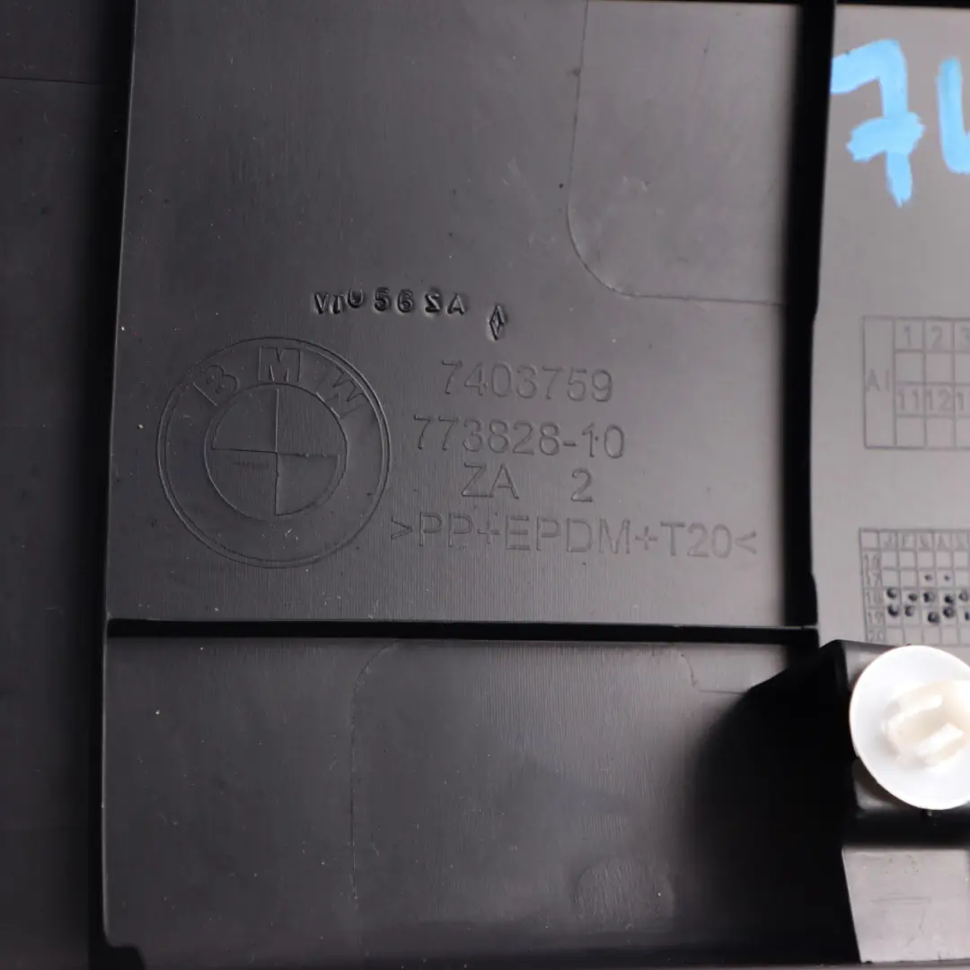 Tapa del maletero Panel superior Panel Negro para BMW X3 G01 con número de pieza 7484139 BMW X3 G01 Tapa del maletero Panel superior Panel Negro - SKU 7484139 - Número de pieza 7484139