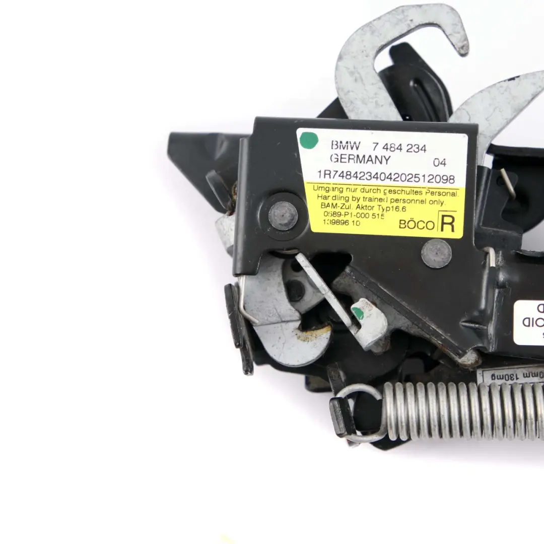 Hood Lock Bonnet Engine Cover Latch Catch Right FGS to Mini Countryman F60 with Part number 7484234 Mini Countryman F60 Hood Lock Bonnet Engine Cover Latch Catch Right FGS - SKU 7484234 - Part number 7484234