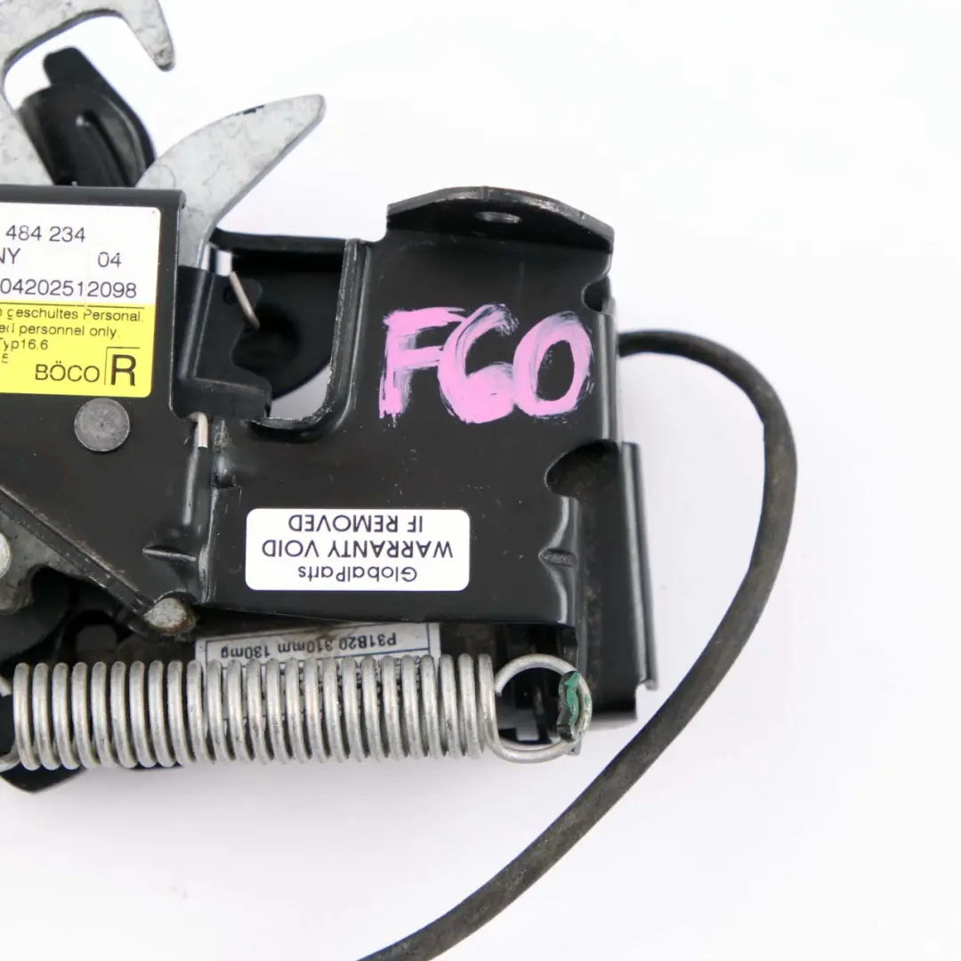 Mini Countryman F60 Capó Cerradura Cubierta Motor Pestillo Derecho FGS - SKU 7484234 - Número de pieza 7484234