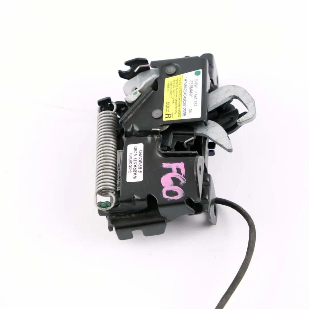 Mini Countryman F60 Capó Cerradura Cubierta Motor Pestillo Derecho FGS - SKU 7484234 - Número de pieza 7484234