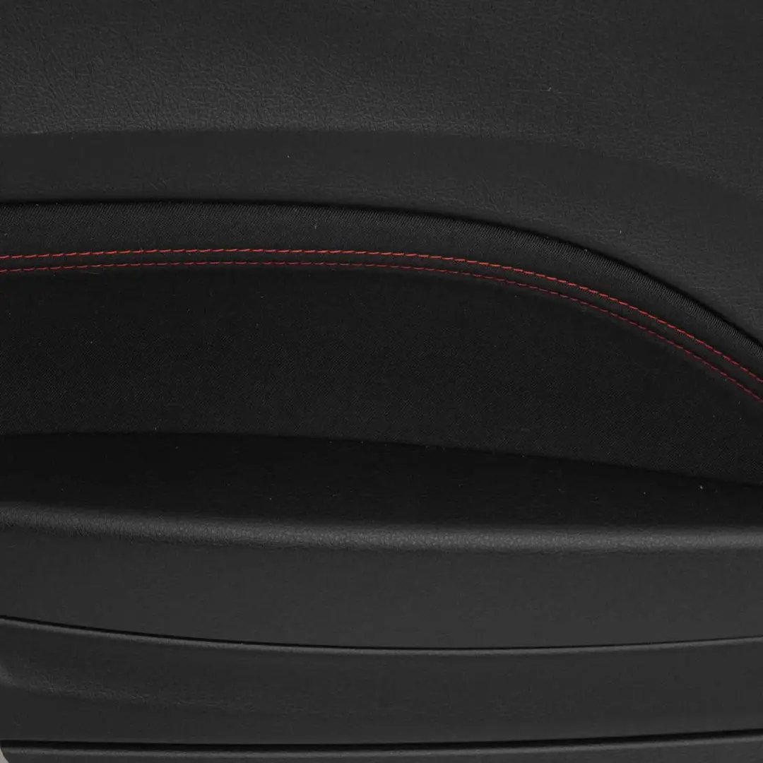 BMW F22 LCI Panneau latéral de garniture arrière gauche tissu Anthracite Rouge - SKU 7485991 - Numéro de pièce 7485991