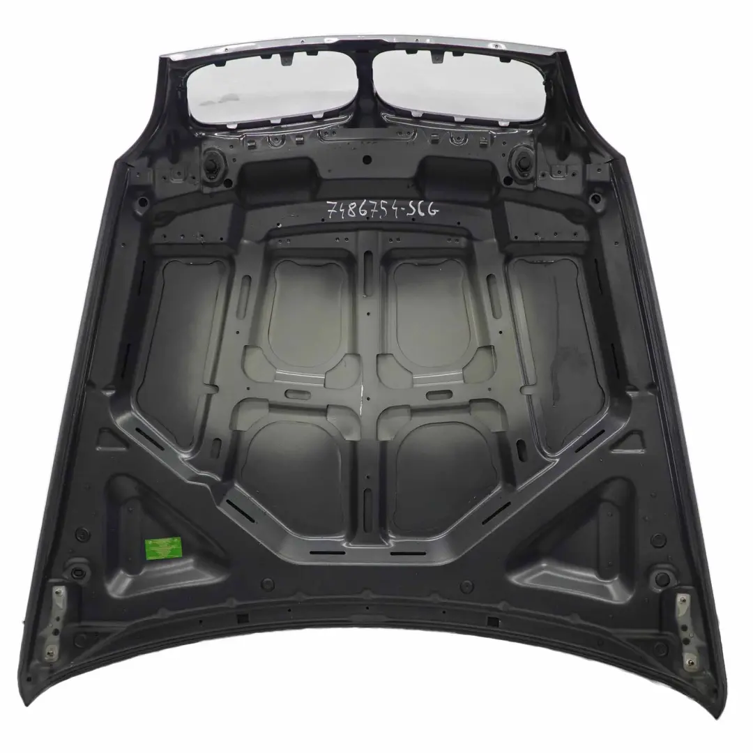 Hood Bonnet BMW X5 E70 Covering Panel Spacegrau Space Grey Metallic - A52 to with Part number 7486754 Hood Bonnet BMW X5 E70 Covering Panel Spacegrau Space Grey Metallic - A52 - SKU 7486754-SCG - Part number 7486754