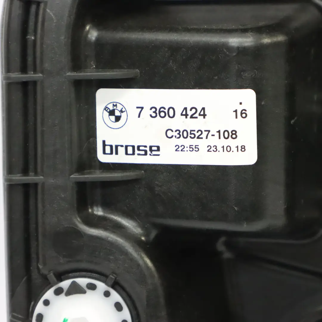  Heber Träger BMW G30 G31 Vordertür Rechts Fensterheber Mechanismus 7360424 - SKU 7487086-1 - Teilenummer 7487086