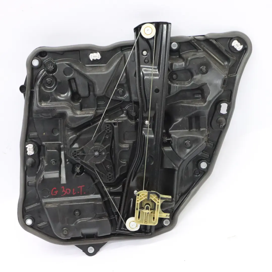 Window Lifter BMW G30 G31 F90 M5 Rear Door Regulator Carrier Left N/S 7365167  - SKU 7487087-1 - Part number 7487087