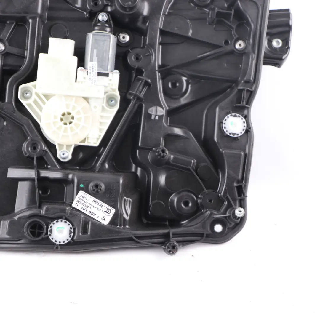 Lève-vitre arrière gauche Régulateur Mécanisme Porte Moteur pour BMW G30 G31 à propos du numéro de pièce 7487087 BMW G30 G31 Lève-vitre arrière gauche Régulateur Mécanisme Porte Moteur - SKU 7487087 - Numéro de pièce 7487087