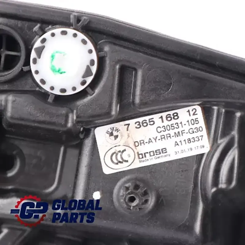  Porta Sollevatore BMW G30 G31 posteriore destra Regolatore Finestrino 7365168 - SKU 7487088 - Numero di parte 7487088