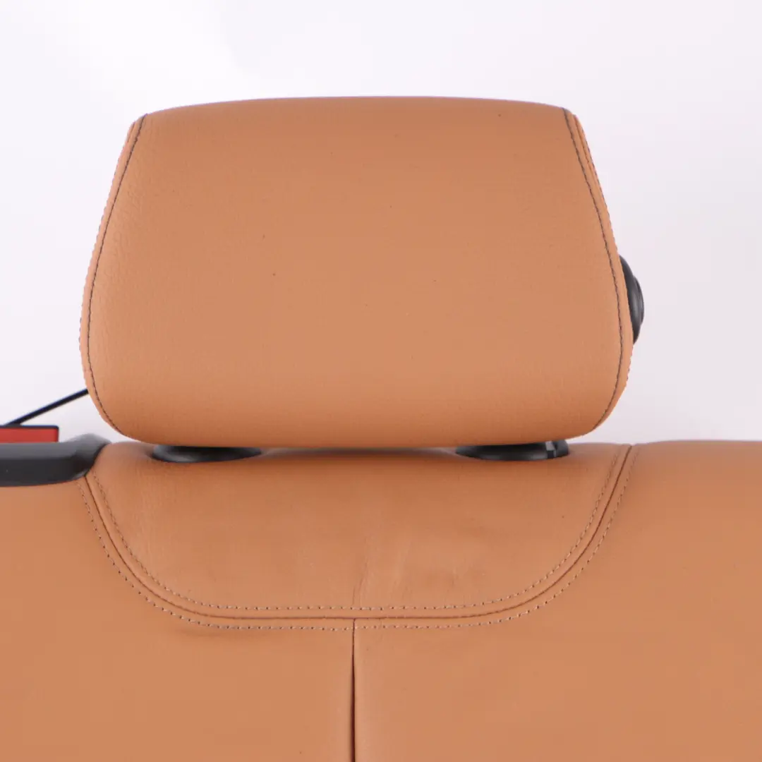 Backrest Right O/S Bench Cover F21 Leather Dakota Cognac Brown to BMW F20 Rear Seat with Part number 7488402 BMW F20 Rear Seat Backrest Right O/S Bench Cover F21 Leather Dakota Cognac Brown - SKU 7488402 - Part number 7488402