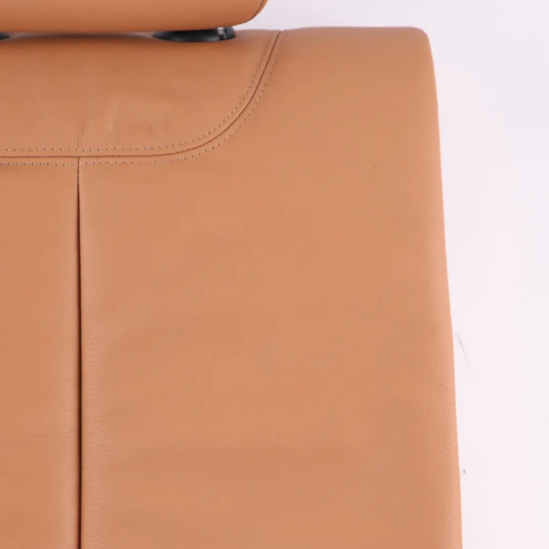 Backrest Right O/S Bench Cover F21 Leather Dakota Cognac Brown to BMW F20 Rear Seat with Part number 7488402 BMW F20 Rear Seat Backrest Right O/S Bench Cover F21 Leather Dakota Cognac Brown - SKU 7488402 - Part number 7488402