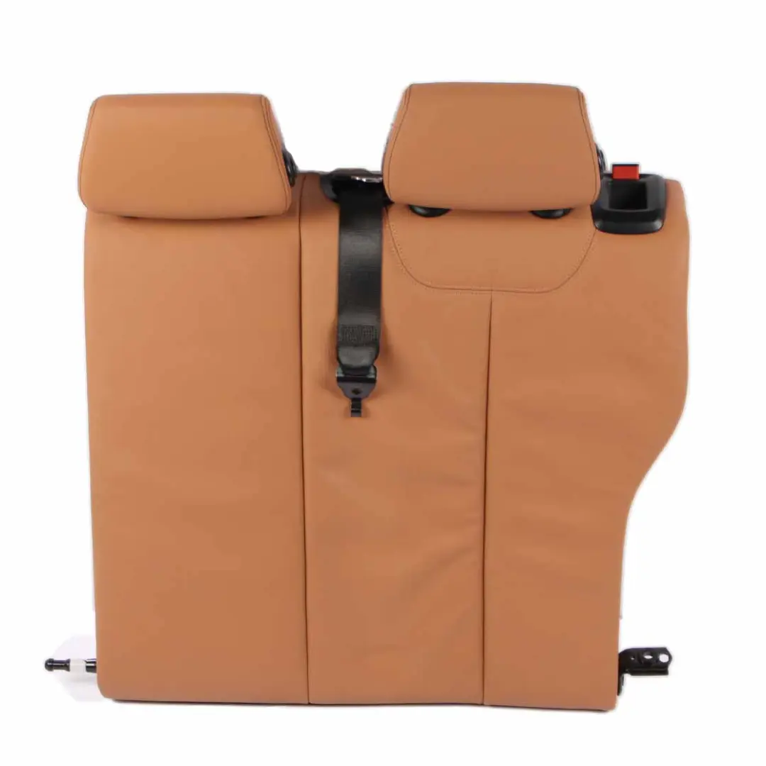 Backrest Left N/S Bench Cover F21 Leather Cognac Brown to BMW F20 LCI Rear Seat with Part number 7488403 BMW F20 LCI Rear Seat Backrest Left N/S Bench Cover F21 Leather Cognac Brown - SKU 7488403 - Part number 7488403