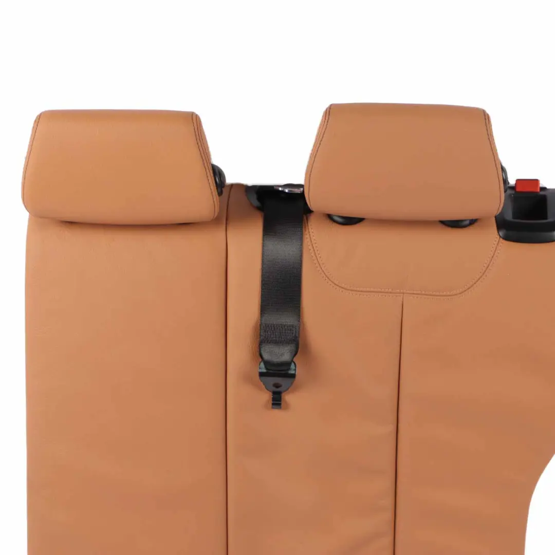Backrest Left N/S Bench Cover F21 Leather Cognac Brown to BMW F20 LCI Rear Seat with Part number 7488403 BMW F20 LCI Rear Seat Backrest Left N/S Bench Cover F21 Leather Cognac Brown - SKU 7488403 - Part number 7488403
