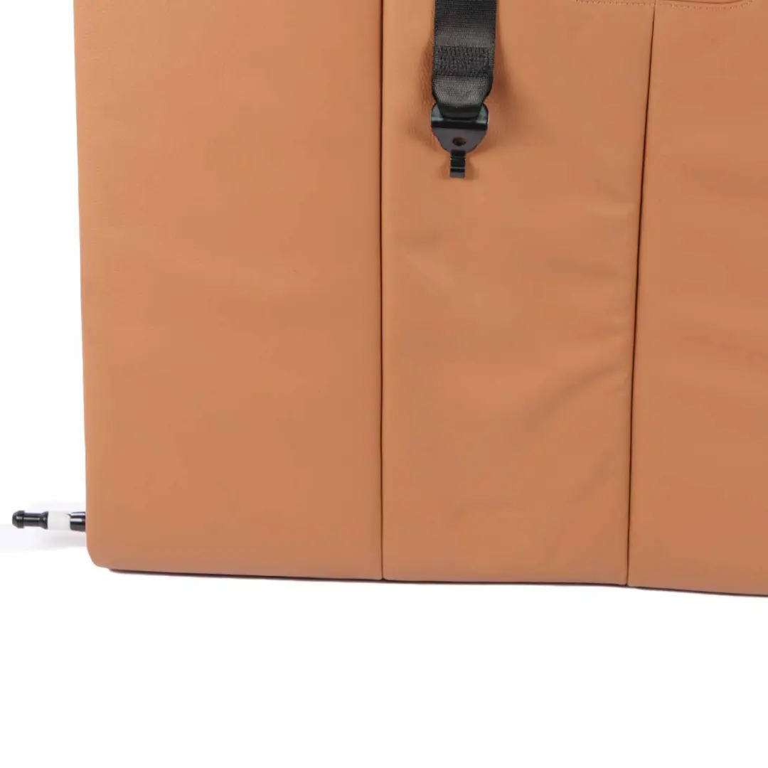 Backrest Left N/S Bench Cover F21 Leather Cognac Brown to BMW F20 LCI Rear Seat with Part number 7488403 BMW F20 LCI Rear Seat Backrest Left N/S Bench Cover F21 Leather Cognac Brown - SKU 7488403 - Part number 7488403