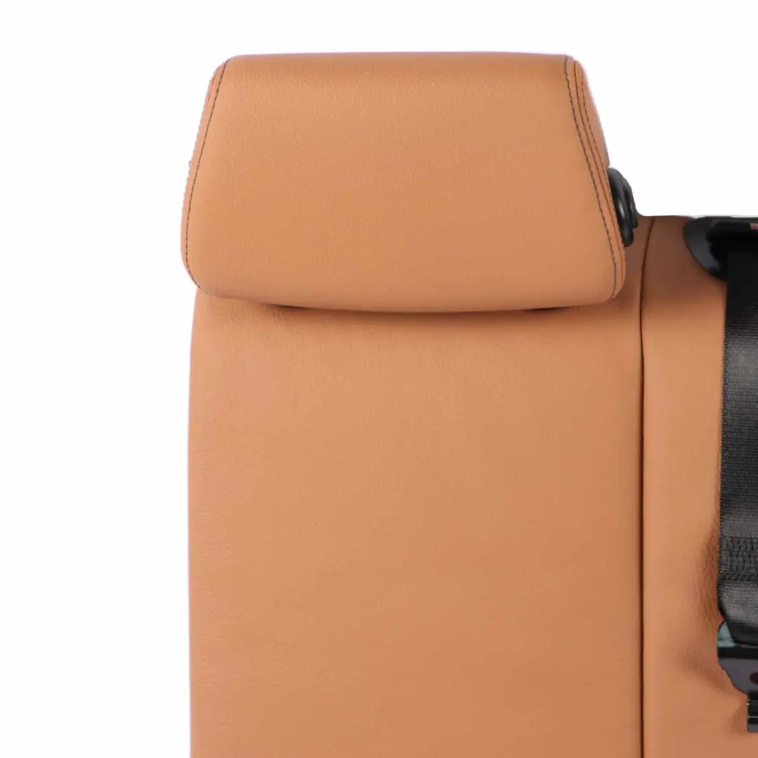 Backrest Left N/S Bench Cover F21 Leather Cognac Brown to BMW F20 LCI Rear Seat with Part number 7488403 BMW F20 LCI Rear Seat Backrest Left N/S Bench Cover F21 Leather Cognac Brown - SKU 7488403 - Part number 7488403
