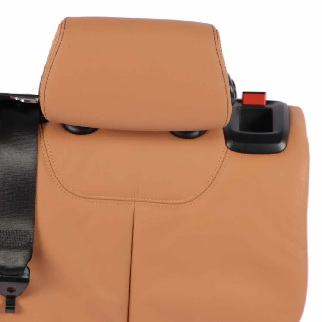 Backrest Left N/S Bench Cover F21 Leather Cognac Brown to BMW F20 LCI Rear Seat with Part number 7488403 BMW F20 LCI Rear Seat Backrest Left N/S Bench Cover F21 Leather Cognac Brown - SKU 7488403 - Part number 7488403