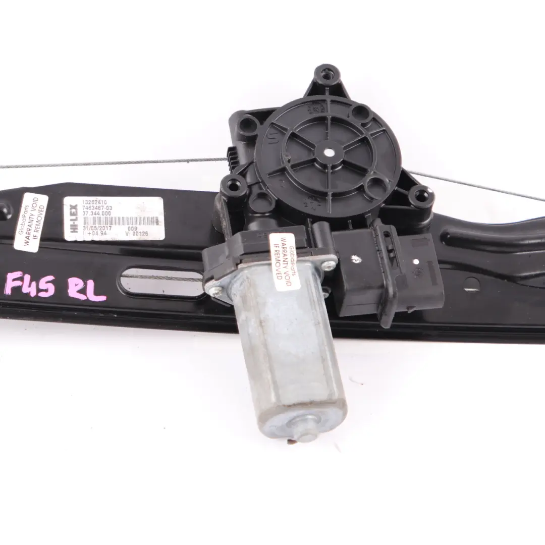  Elevalunas BMW F45 Active Tourer Motor Trasero Izquierdo 7463487 - SKU 7490193-1 - Número de pieza 2579945