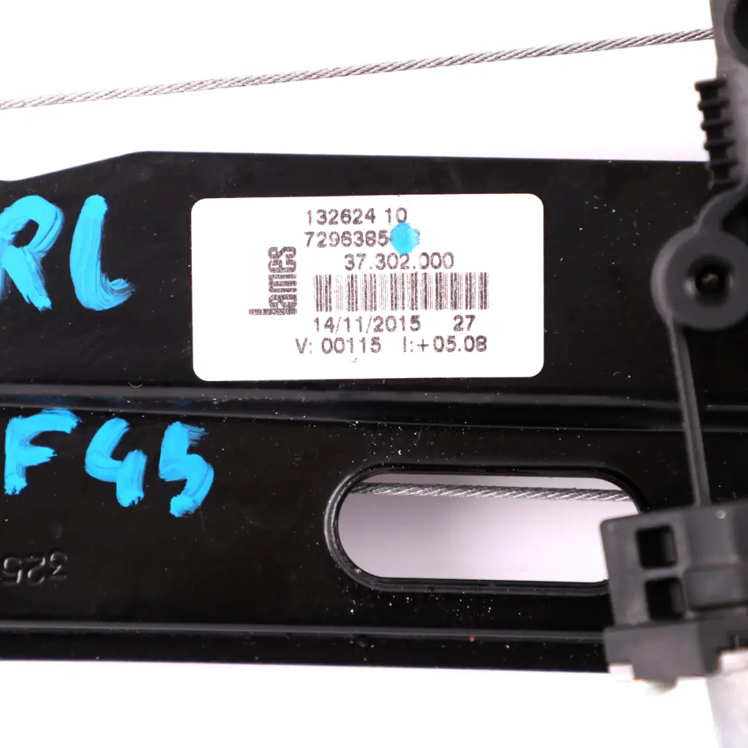 BMW 2 F45 Active Tourer Lève-vitre de porte avec moteur arrière gauche 7296385 - SKU 7490193 - Numéro de pièce 2579945