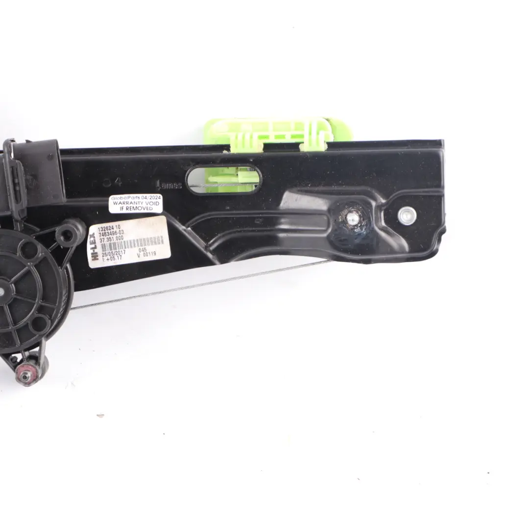 Mini Clubman F54 Rear Door Window Lifter Regulator Motor Right O/S - SKU 7490206 - Part number 7490206