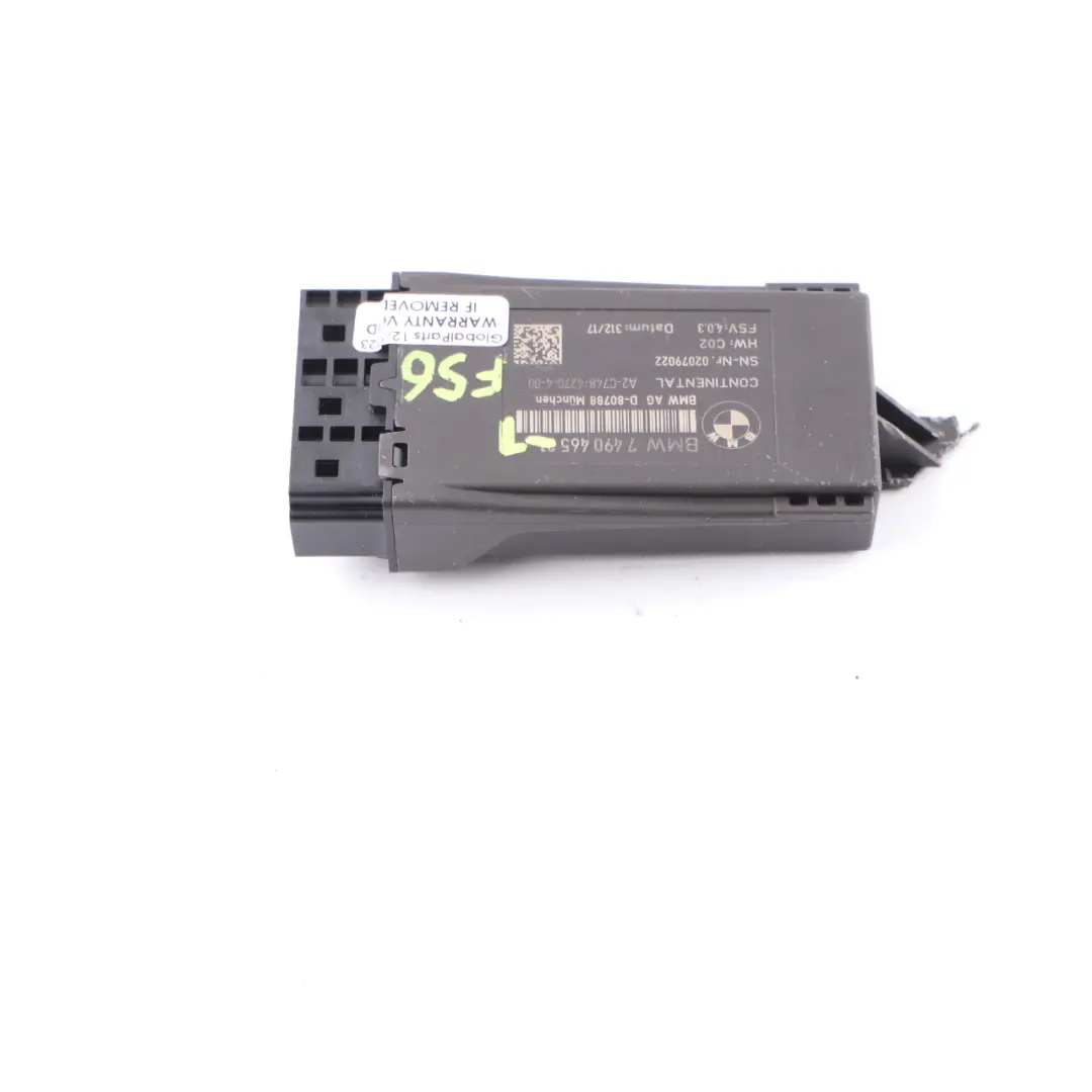 BMW F10 F20 F30 F31 Mini F55 F56 Moduł Sterownik Fotela Przód ECU - SKU 7490465-1 - Numer Części 7490465