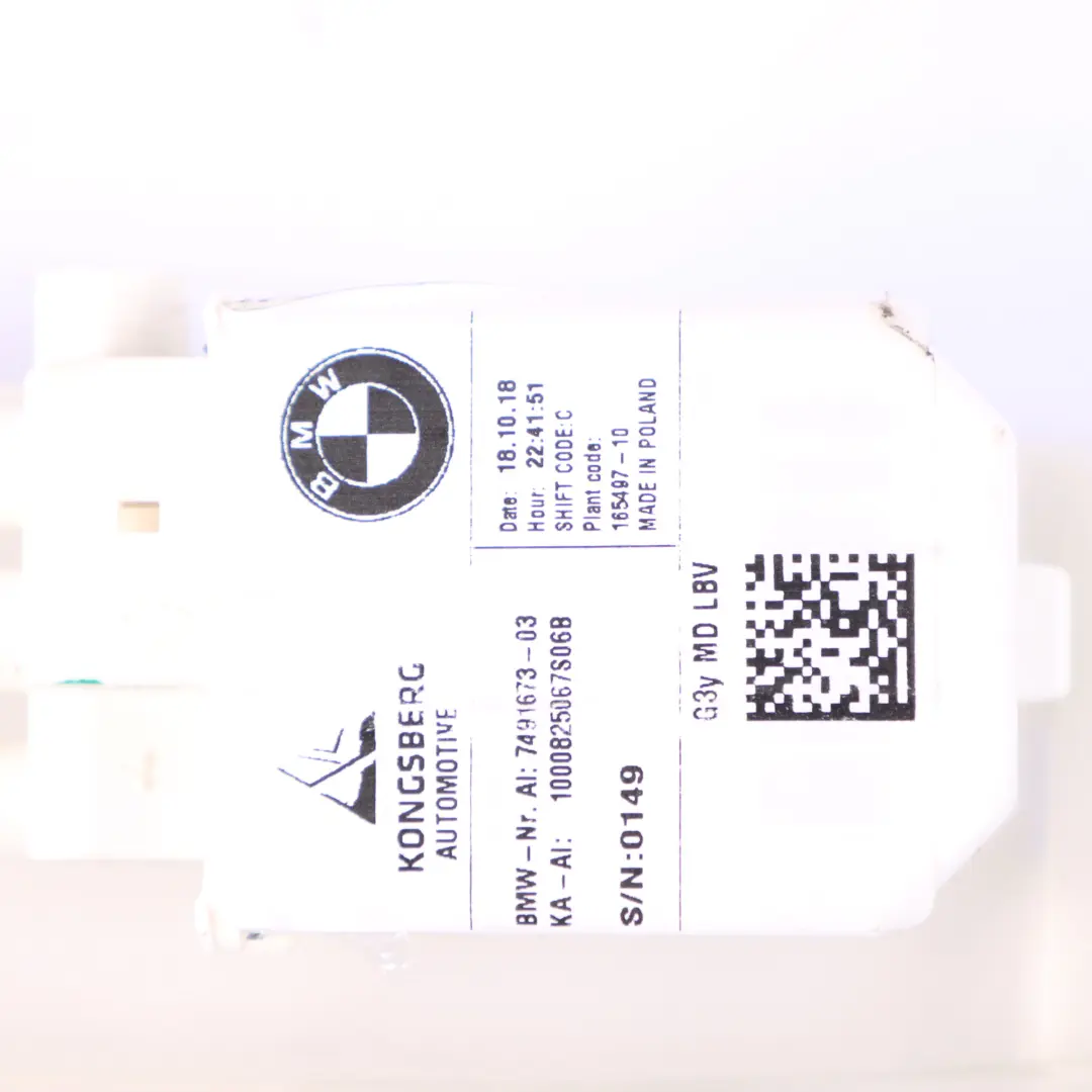 Ajuste del asiento delantero BMW G30 G31 G32 Anchura del respaldo para con número de pieza 7491673 Ajuste del asiento delantero BMW G30 G31 G32 Anchura del respaldo - SKU 7491673 - Número de pieza 7491673