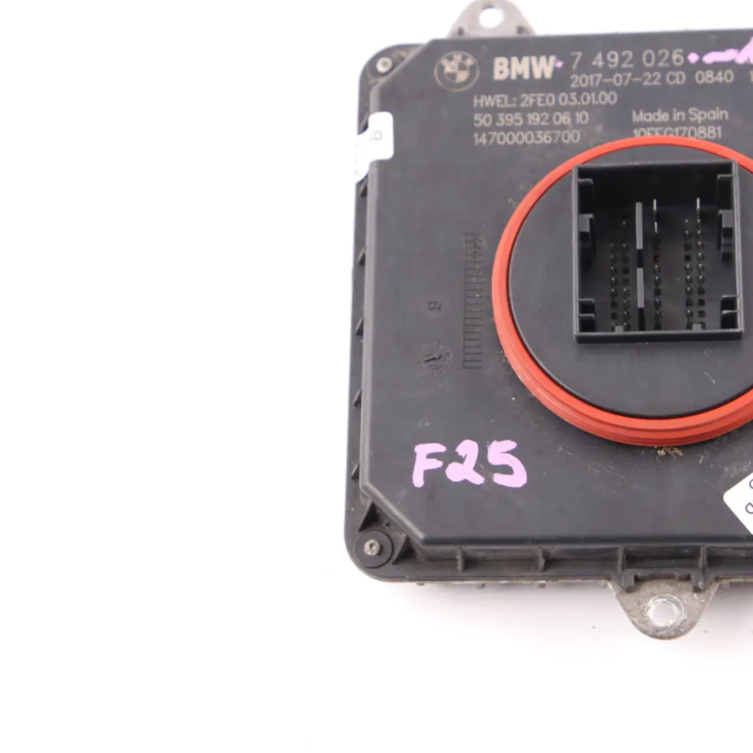  Headlight Control Unit BMW F20 F21 F30 LCI Module FLE2 - SKU 7492026-1 - Part number 7492026