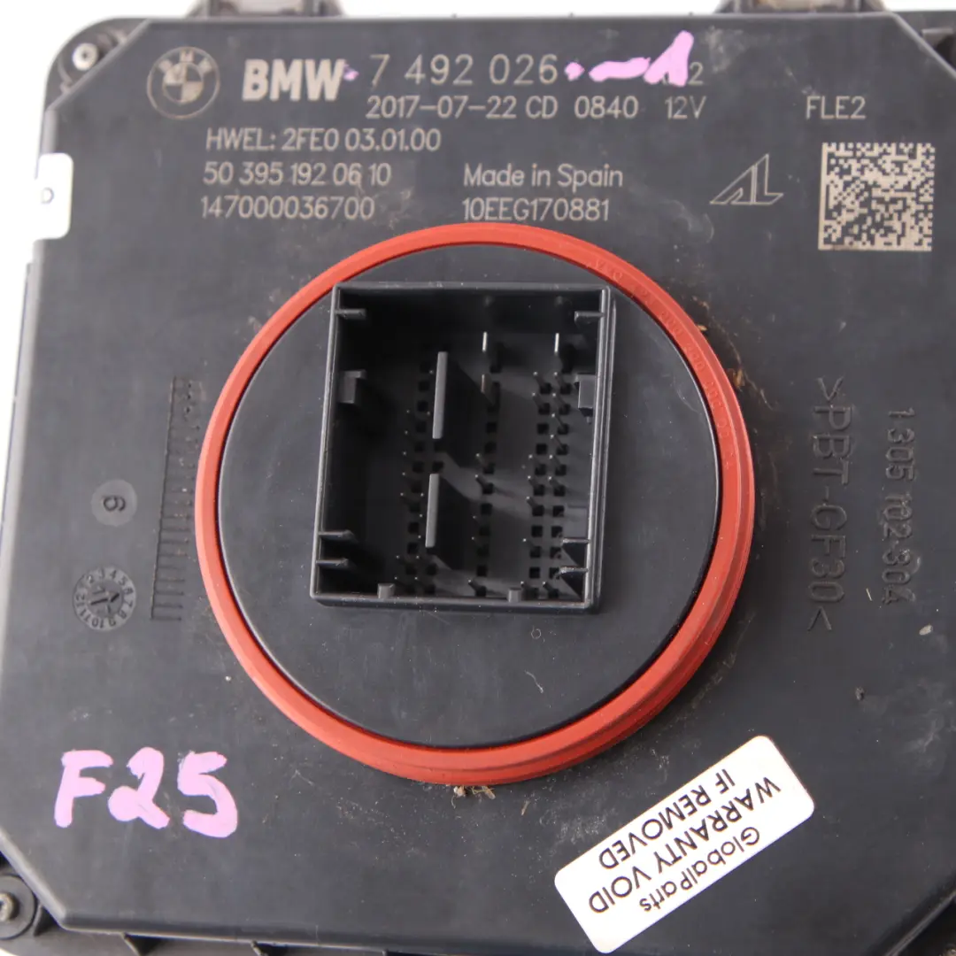  Unità di controllo fari BMW F20 F21 F30 Modulo LCI FLE2 - SKU 7492026-1 - Numero di parte 7492026