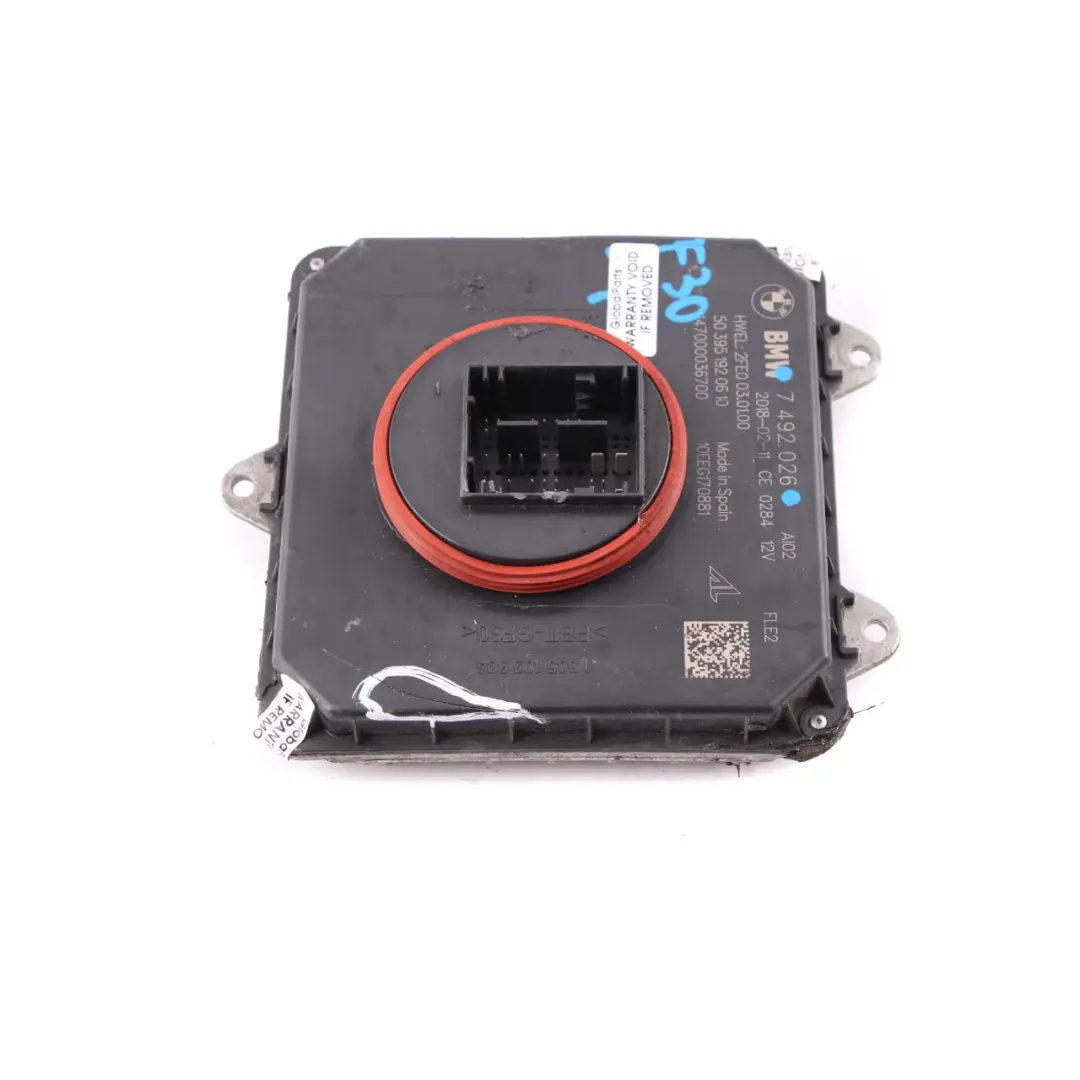 Headlight Control Unit Module FLE2 to BMW F20 F21 F30 LCI with Part number 7492026 BMW F20 F21 F30 LCI Headlight Control Unit Module FLE2 - SKU 7492026 - Part number 7492026