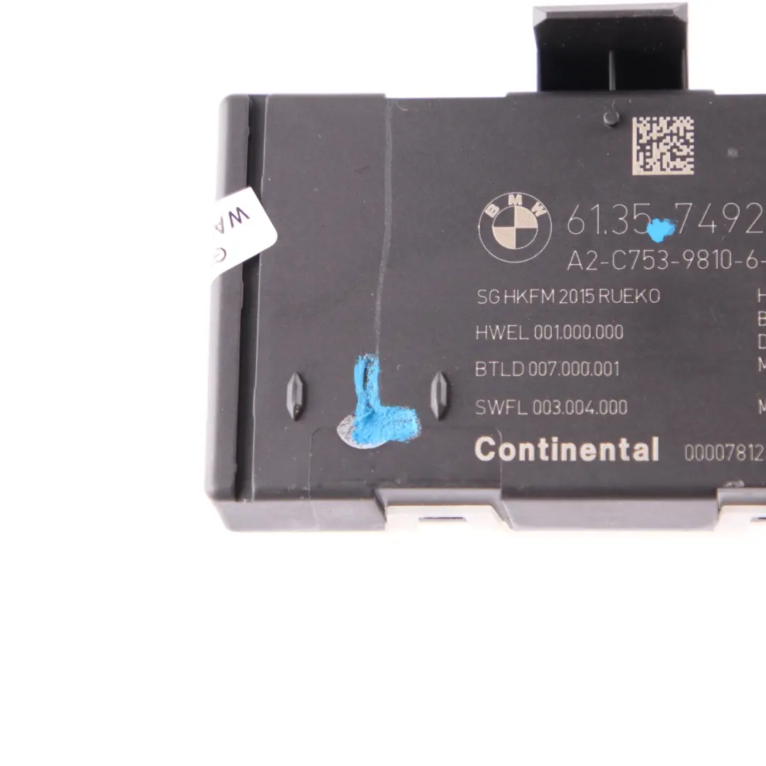  Module de levage de hayon BMW F31 F36 Mini F60 Commande coffre arrière - SKU 7492035 - Numéro de pièce 7492035