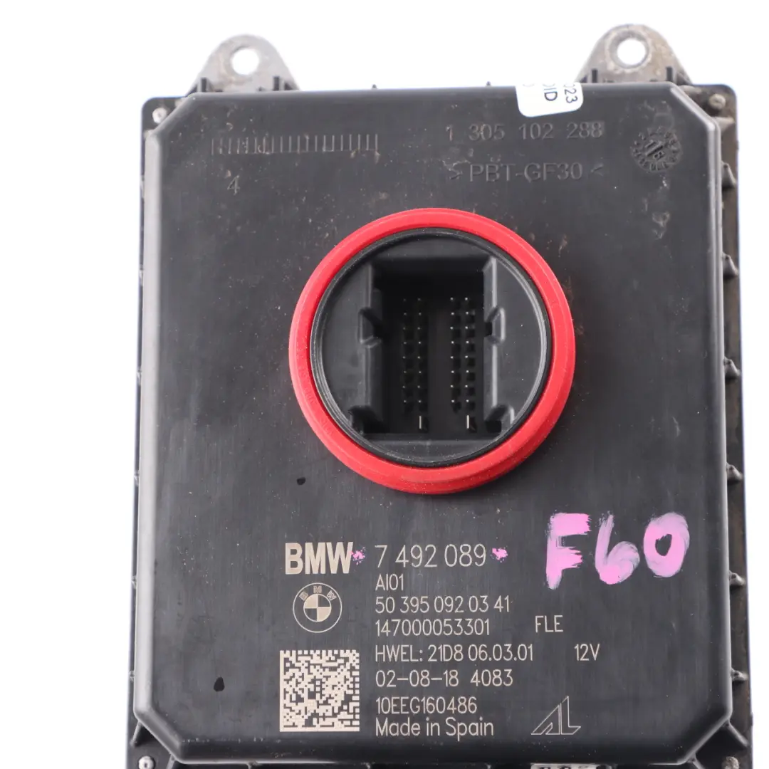 BMW F45 F48 Mini F55 F56 LED Scheinwerfer Niveauregulierung Ballast Modul - SKU 7492089 - Teilenummer 7492089