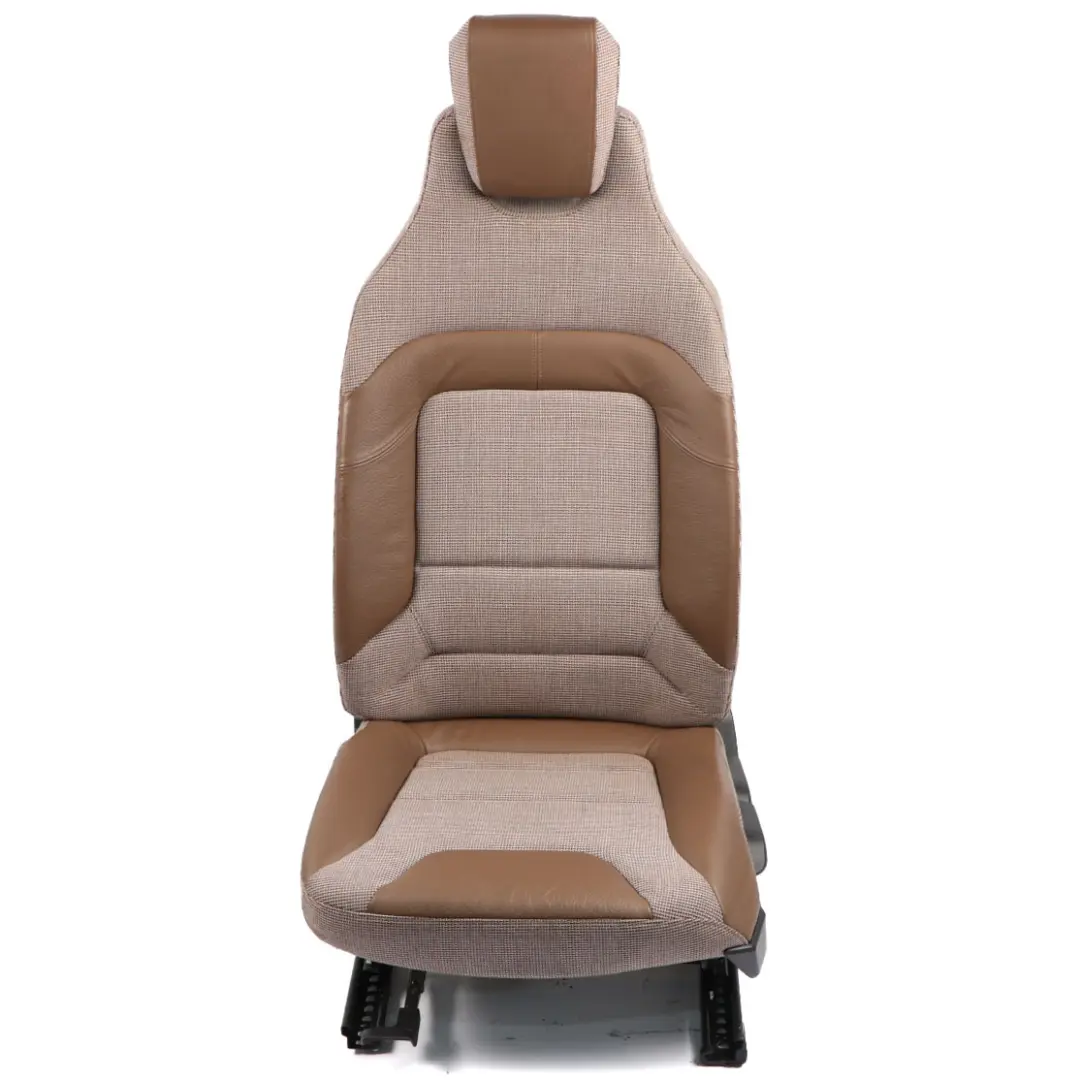  Front Seat BMW i3 I01 Left N/S Heated Wool Genuine Leather Solaric Brown - SKU 7492113-1 - Part number 7492113