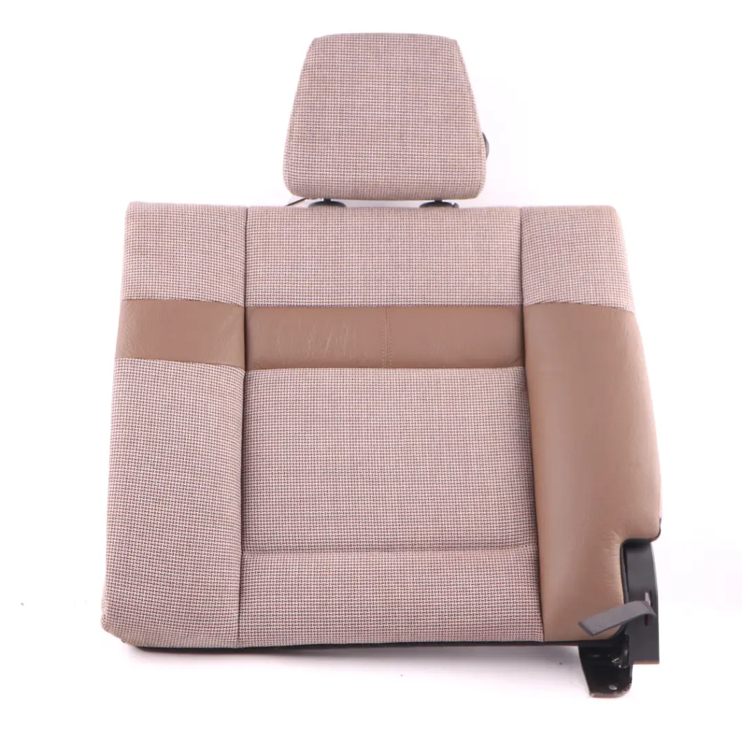 BMW i3 I01 LCI Backrest Rear Seat Left N/S Cover Panel Wool Cloth Leather Brown - SKU 7492117 - Part number 7492117