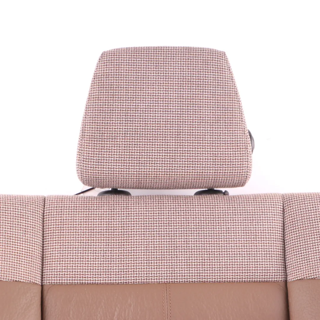 BMW i3 I01 LCI Backrest Rear Seat Left N/S Cover Panel Wool Cloth Leather Brown - SKU 7492117 - Part number 7492117