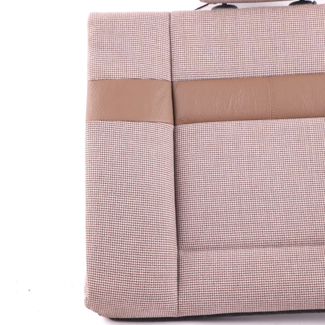 BMW i3 I01 LCI Backrest Rear Seat Left N/S Cover Panel Wool Cloth Leather Brown - SKU 7492117 - Part number 7492117