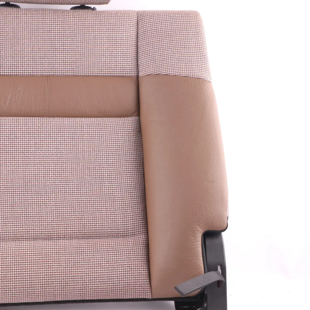 BMW i3 I01 LCI Backrest Rear Seat Left N/S Cover Panel Wool Cloth Leather Brown - SKU 7492117 - Part number 7492117
