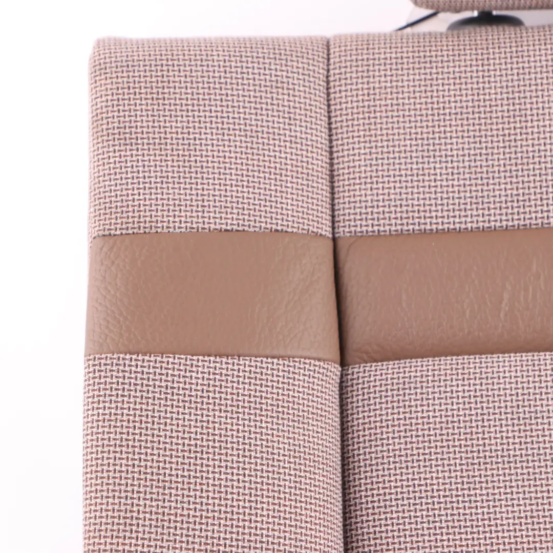 BMW i3 I01 LCI Backrest Rear Seat Left N/S Cover Panel Wool Cloth Leather Brown - SKU 7492117 - Part number 7492117