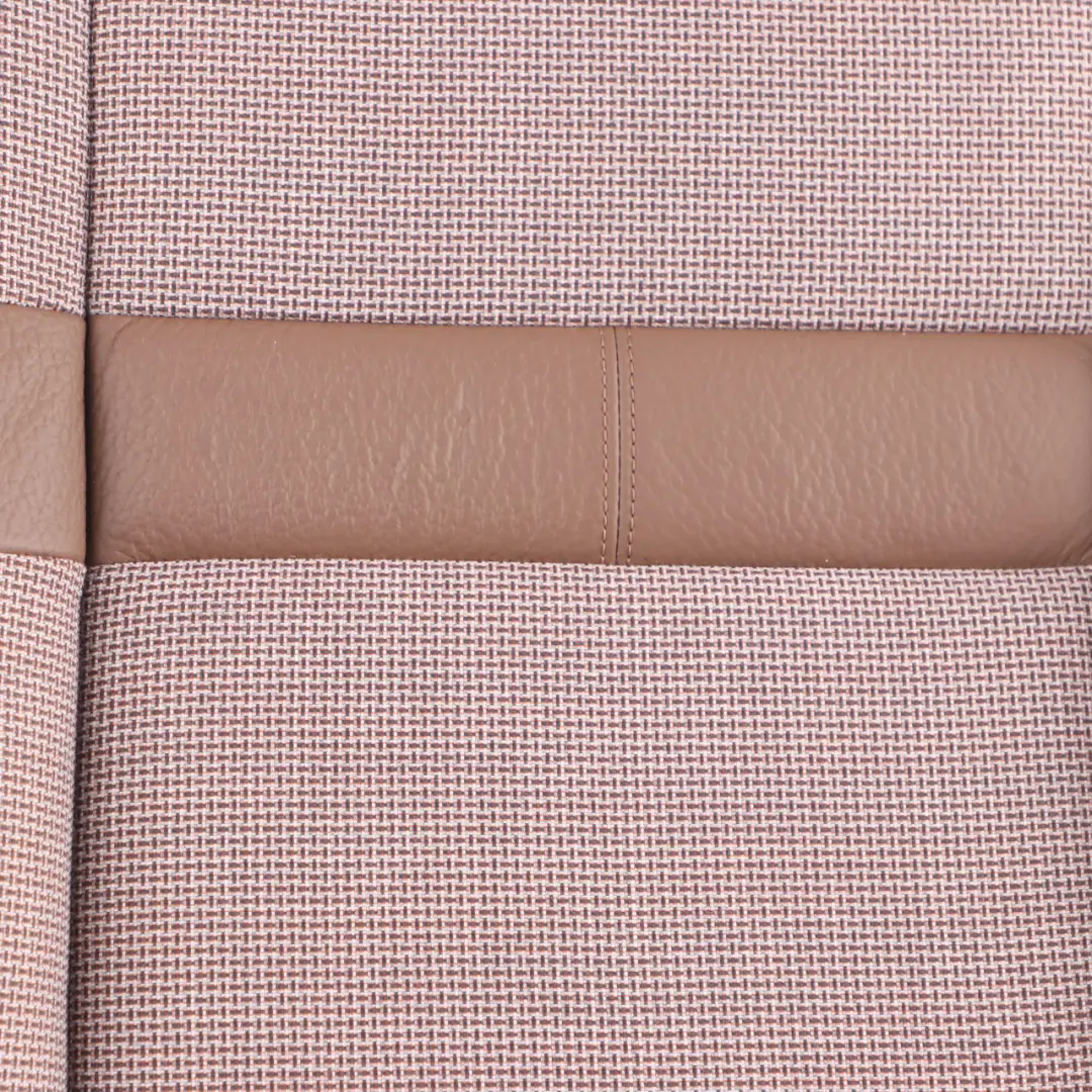 BMW i3 I01 LCI Backrest Rear Seat Left N/S Cover Panel Wool Cloth Leather Brown - SKU 7492117 - Part number 7492117